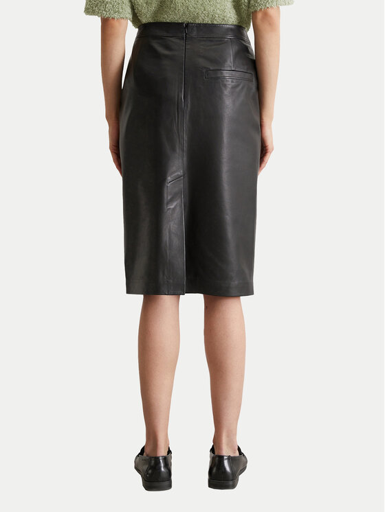 Marc O'Polo Marc O'Polo Fustă din piele 506 7035 77011 Negru Regular Fit