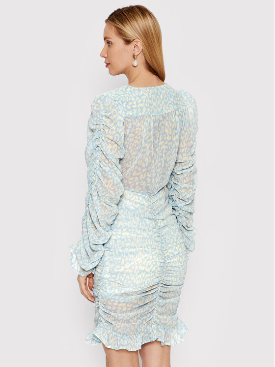 Vestito estivo Sally 3FB006 Blu Slim Fit