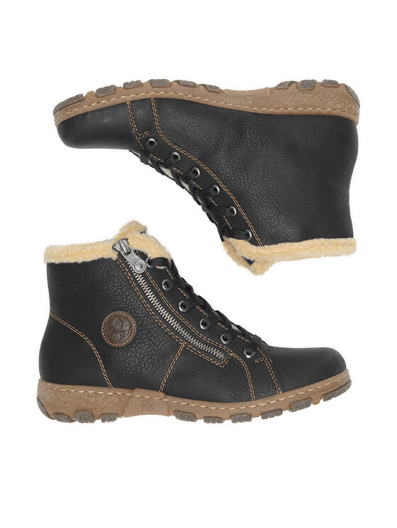 Rieker Rieker Μποτάκια Z0121-00 Μαύρο