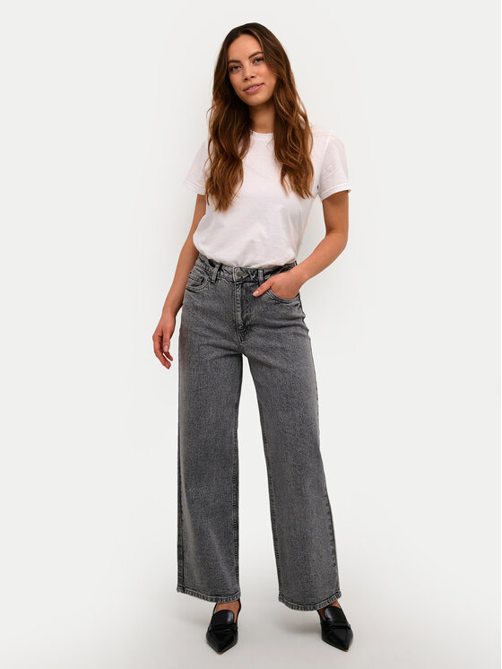 Kaffe Kaffe Džínsy Ryana 10508745 Sivá Wide Leg
