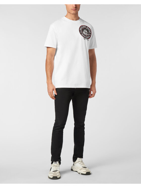 PHILIPP PLEIN PHILIPP PLEIN T-Shirt 23507 Biały Regular Fit