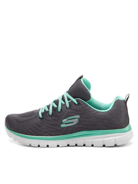 Skechers Skechers Sneakersy Get Connected 12615/CCGR Šedá