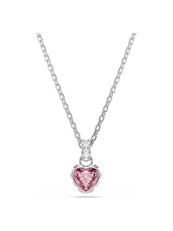 Swarovski Swarovski Naszyjnik Chroma serce 5757789 Srebrny