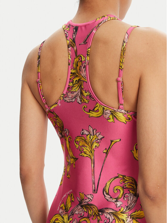 Versace Jeans Couture Versace Jeans Couture Cocktail obleka 78HAO914 Roza Slim Fit