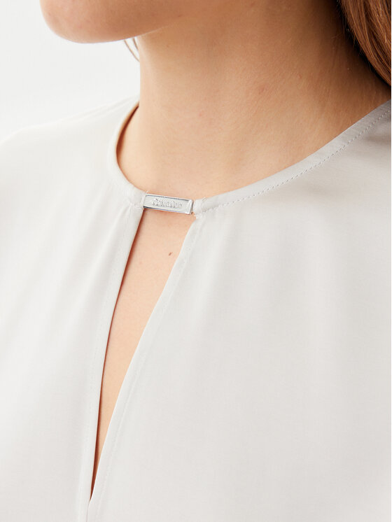 Calvin Klein Calvin Klein Bluse K20K208191 Grau Regular Fit