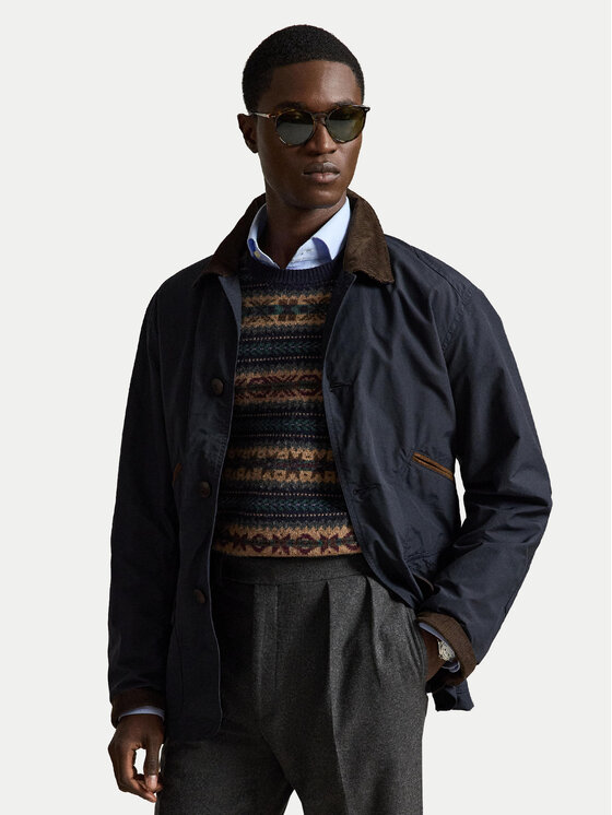 Polo Ralph Lauren Polo Ralph Lauren Prehodna jakna 710B15977002 Mornarsko modra Regular Fit