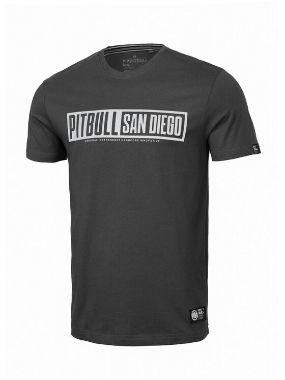 PITBULL PITBULL T-Shirt Koszulka Szary Regular Fit
