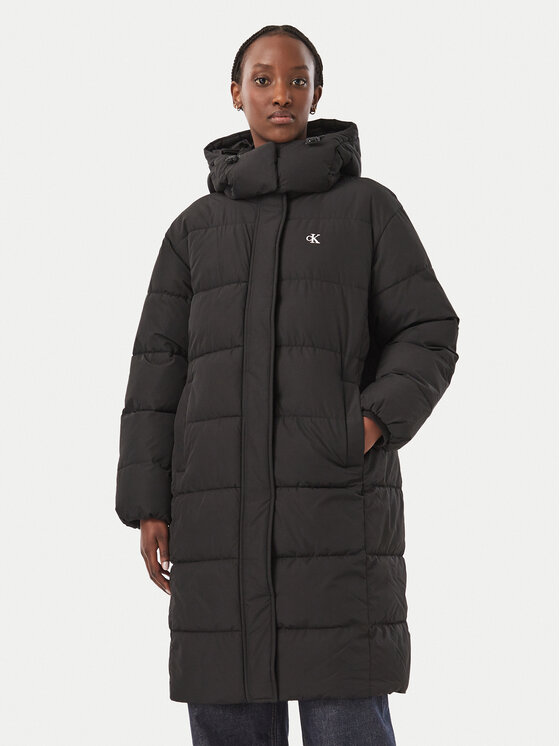 Calvin Klein Jeans Calvin Klein Jeans Зимно яке Matte LV047H505G Черен Relaxed Fit