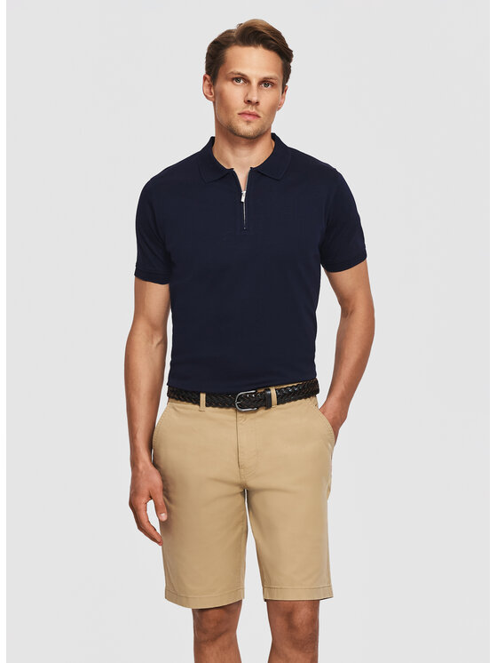 Pako Lorente Pako Lorente Polo P26SF-TX-020 Granatowy Classic Fit
