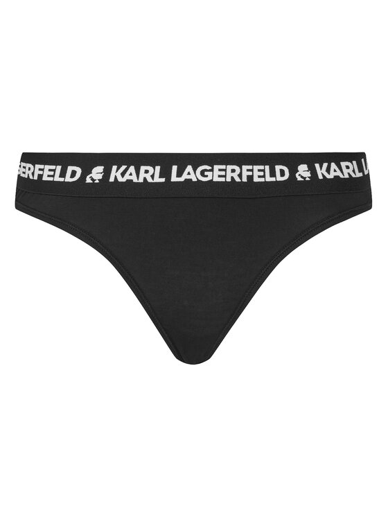 KARL LAGERFELD KARL LAGERFELD Klasické nohavičky A1W47009 Čierna