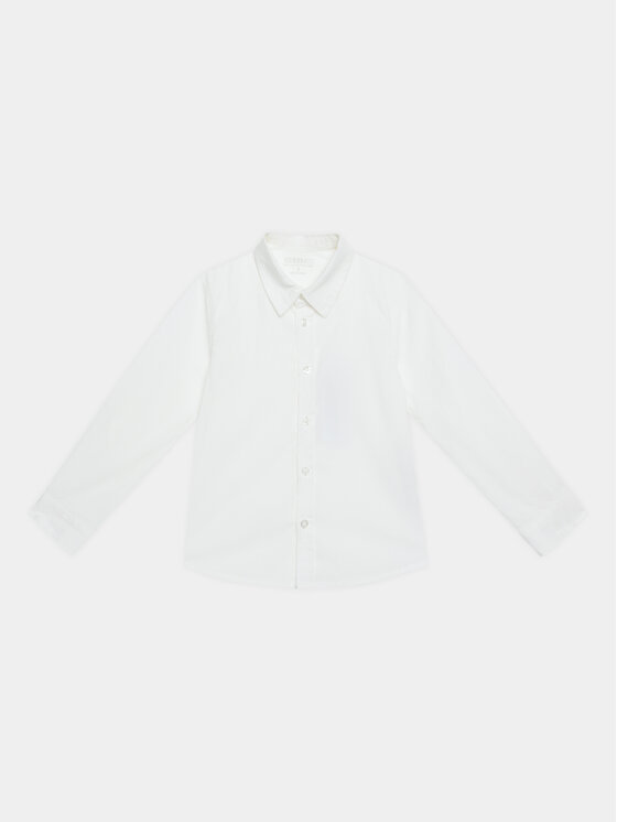 Guess Košeľa N3YH04 WE5W0 Biela Regular Fit