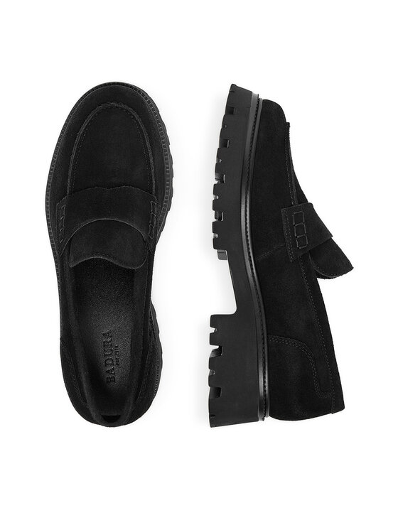 Badura Badura Loafers C-AVAH-25050LM Μαύρο