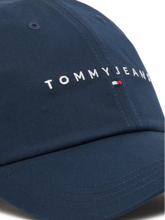 Tommy Jeans Tommy Jeans Бейсболка Logo 6 Panel Cap AW0AW16868 Cиній