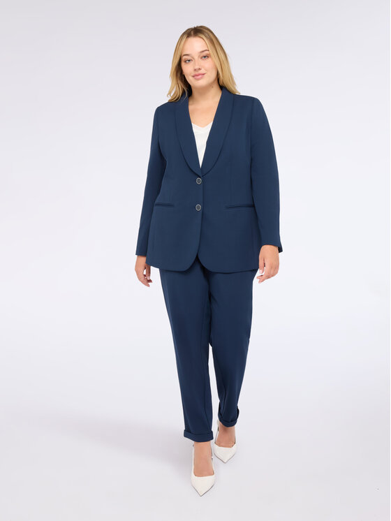 Fiorella Rubino Fiorella Rubino Pantaloni di tessuto P176L002198N034 Blu Regular Fit