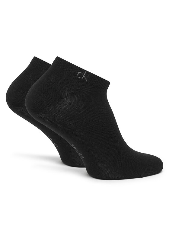 Calvin Klein Calvin Klein 3 vīriešu zemo zeķu pāru komplekts 701234366 Melns