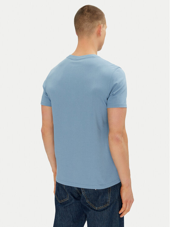 Moose Knuckles Moose Knuckles T-Shirt Duluth M15MT759 Modrá Regular Fit