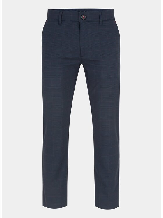 Pako Lorente Pako Lorente Spodnie materiałowe P000B-WX-214 Granatowy Slim Fit