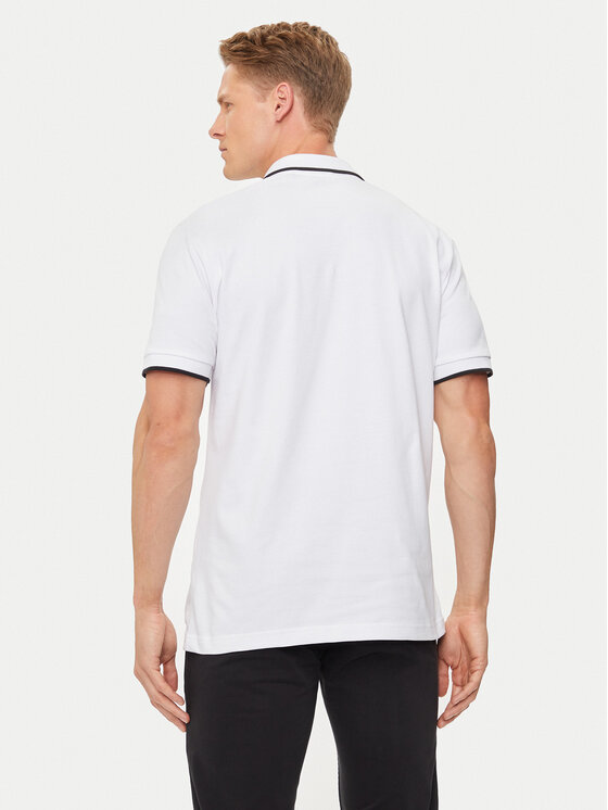 BOSS Boss Polo Passertip 50507699 Biały Slim Fit