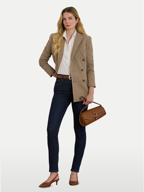 LAUREN RALPH LAUREN LAUREN RALPH LAUREN Jeans hlače 200960600001 Mornarsko modra Slim Fit