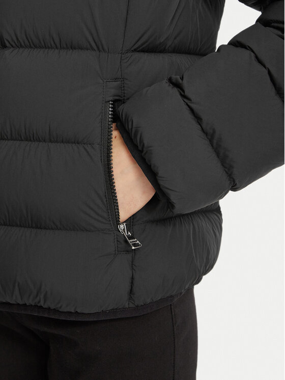 HUGO HUGO Пухено яке Fandine-3 50566084 Черен Regular Fit