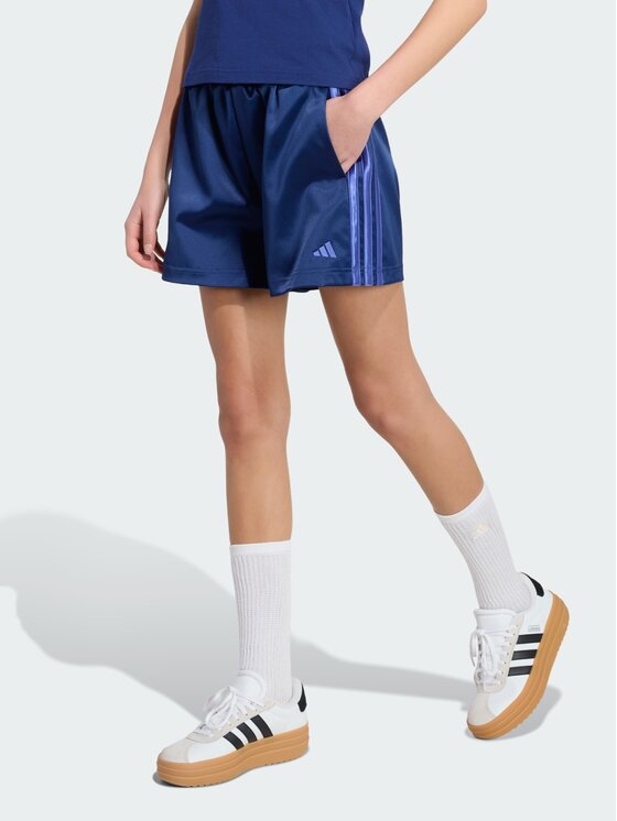 adidas adidas Szorty materiałowe 171123 Niebieski Loose Fit