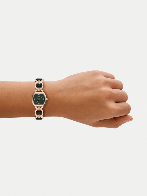 Fossil Fossil Pulkstenis Harlow  ES5498 Tumši zaļa
