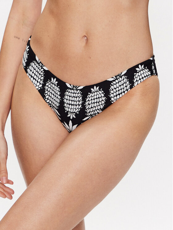 Seafolly Bikini partea de jos Corsica 40054-810 Negru