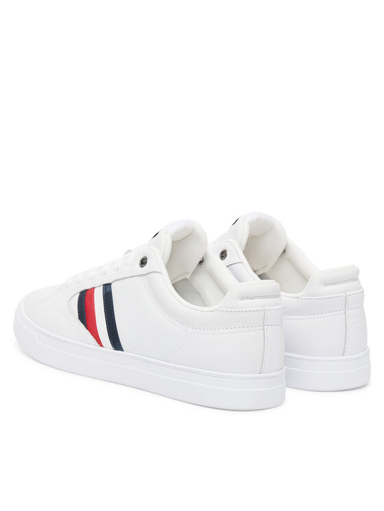 Tommy Hilfiger Tommy Hilfiger Sneakersy Icon Court Stripes FM0FM05628 Biały