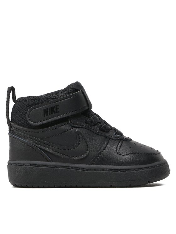 Nike Nike Сникърси Court Borough Mid 2 (TDV) CD7784 001 Черен