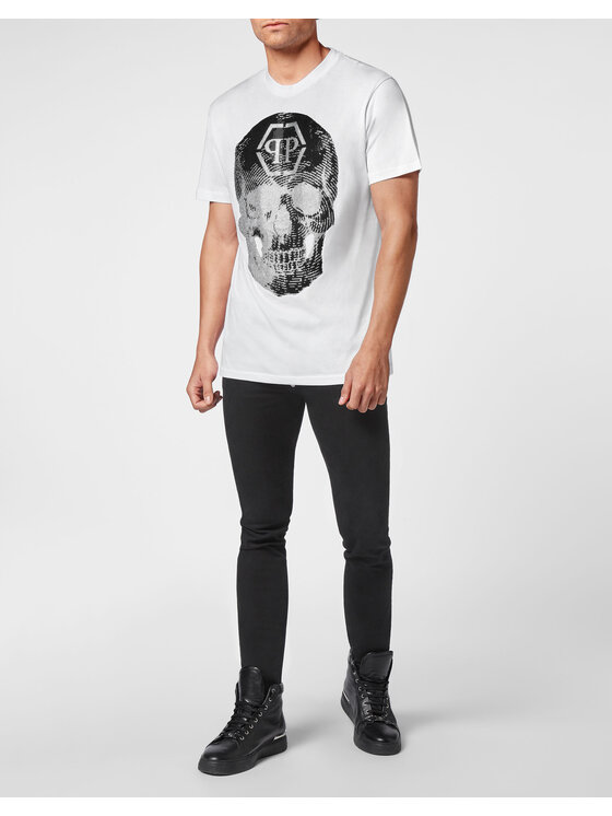 PHILIPP PLEIN PHILIPP PLEIN T-shirt 3043 Bianco Regular Fit