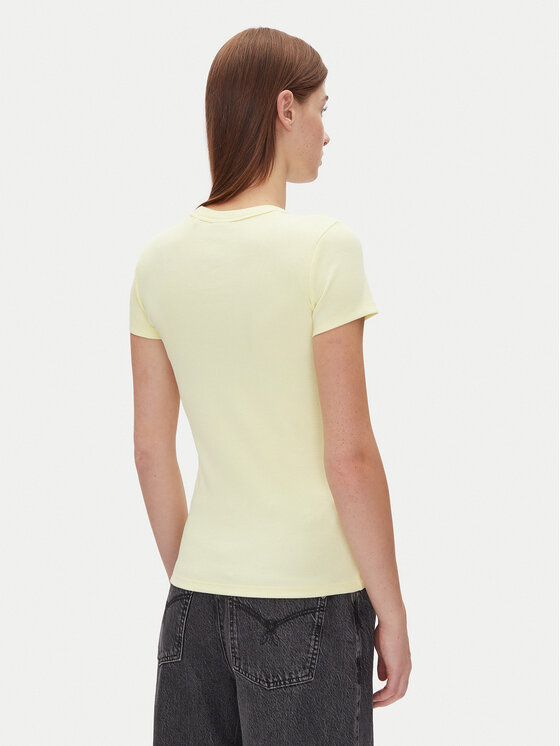 HUGO HUGO T-shirt Easy Tee_B 50523924 Žuta Slim Fit
