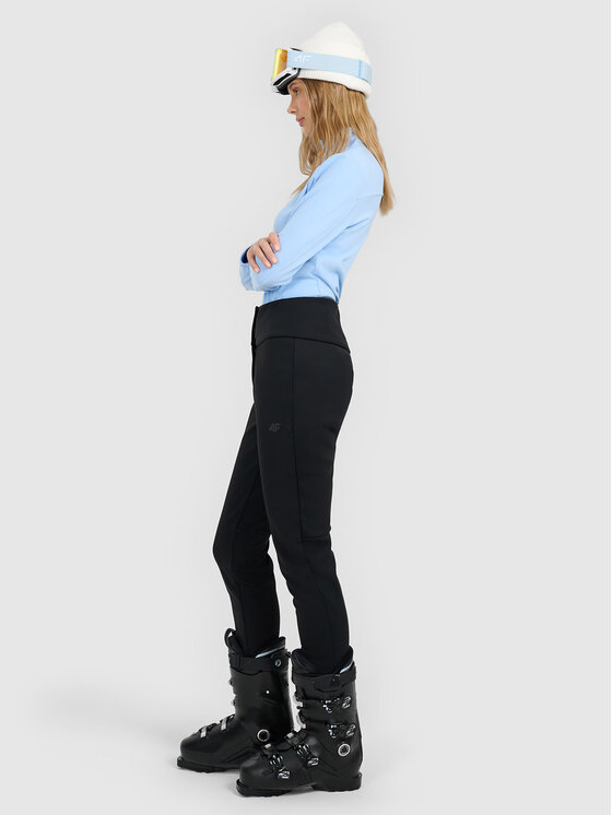 4F 4F Spodnie narciarskie SKIWEAR Czarny Slim Fit