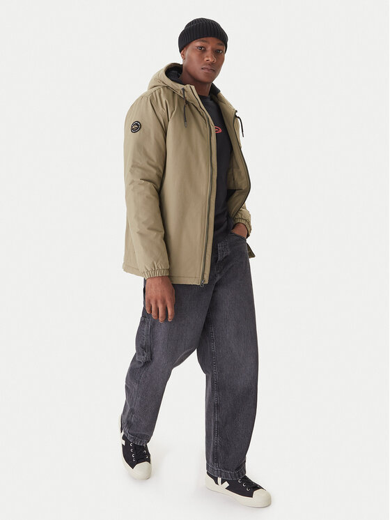 Quiksilver Quiksilver Prehodna jakna June Battle EQYJK04172 Zelena Regular Fit