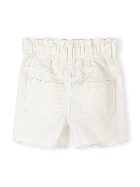 minoti minoti Szorty jeansowe 30SHORT155 Biały Regular Fit