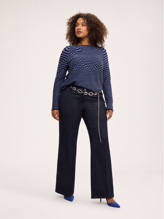 Fiorella Rubino Fiorella Rubino Jeans P451T105435N034 Blu Flare Fit