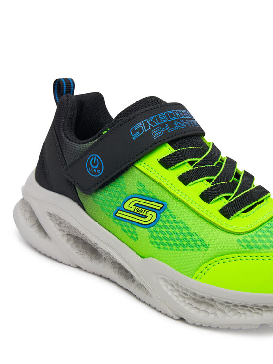 Skechers Skechers Sneakersy Meteor-Lights - Krendox 401495L/BBLM Zielony jasny