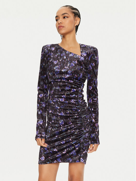 Patrizia Pepe Patrizia Pepe Φόρεμα κοκτέιλ 2A2821 J229 Μαύρο Regular Fit