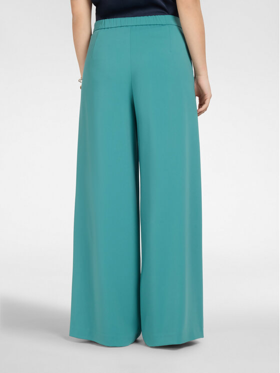 Elena Mirò Elena Mirò Pantaloni di tessuto P194P000441N065 Turchese A-Line Fit