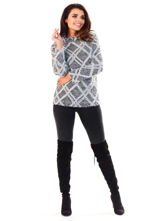 Awama Awama Maglione L055 Multicolore Basic Fit