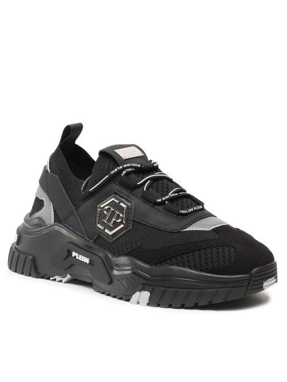 PHILIPP PLEIN PHILIPP PLEIN Снікерcи Trainer Sneakers Predator AAAS USC0096 PTE003N Чорний
