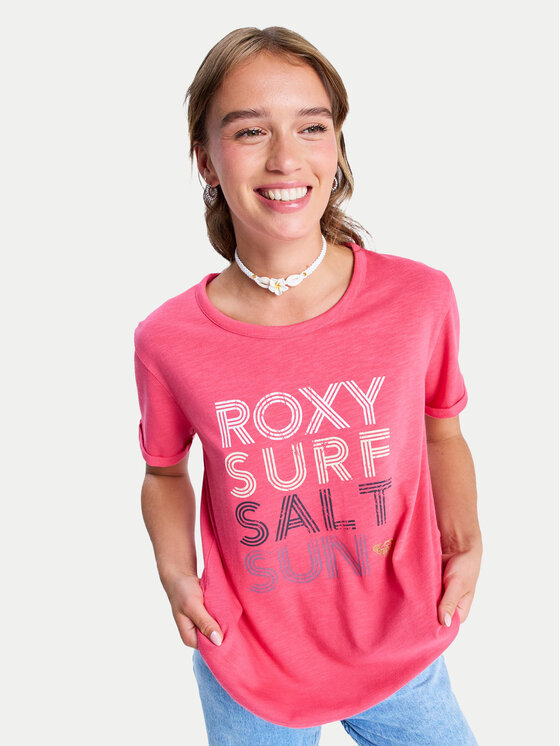 Roxy Roxy T-shirt ERJZT06024 Giallo Regular Fit