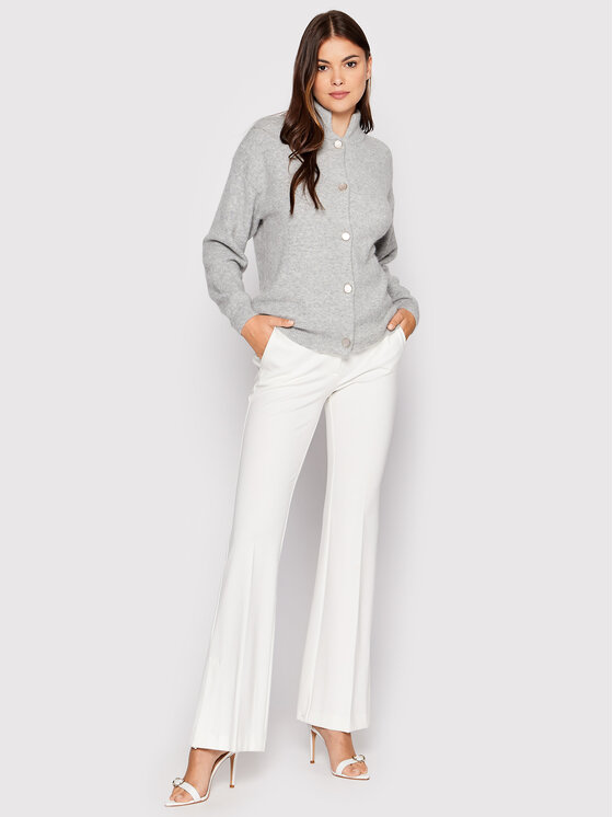Cardigan Nora 10103610 Grigio Regular Fit