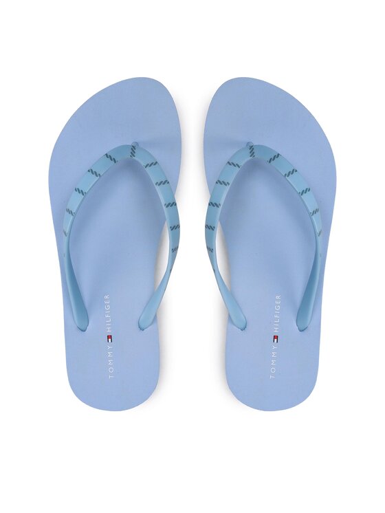 Flip flop Tommy Hilfiger Essential Beach Sandal FW0FW07141 Albastru celest