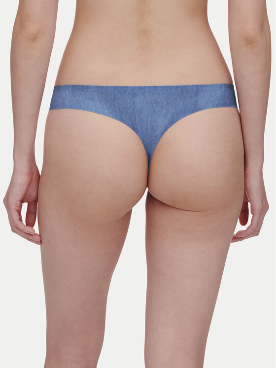 Chantelle Chantelle Stringi Soft Stretch C11D90 Niebieski