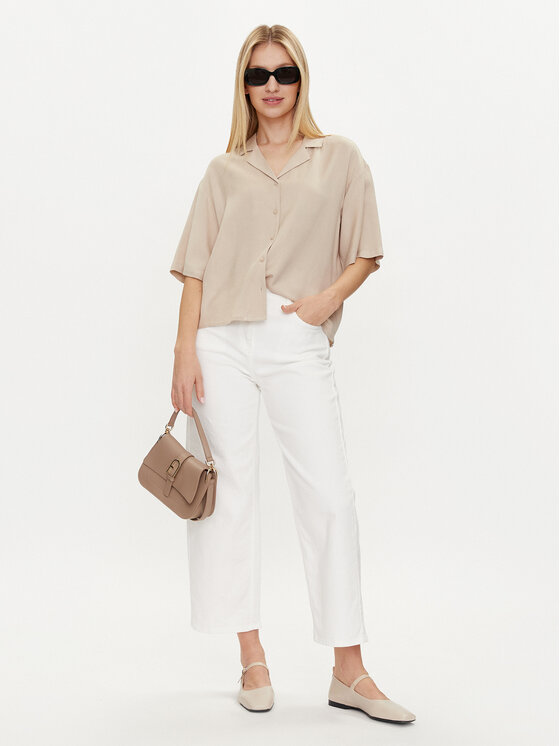 Vila Vila Särk Pricil 14085988 Beež Regular Fit