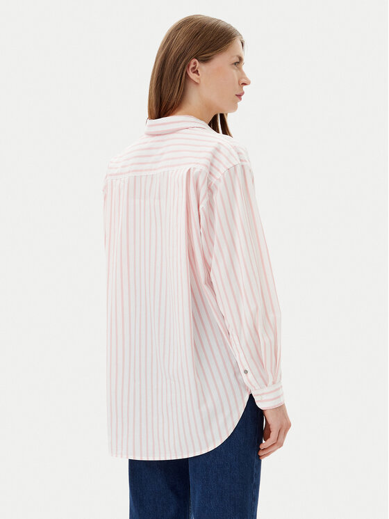Pepe Jeans Pepe Jeans Košeľa Artemisa PL304975 Ružová Loose Fit