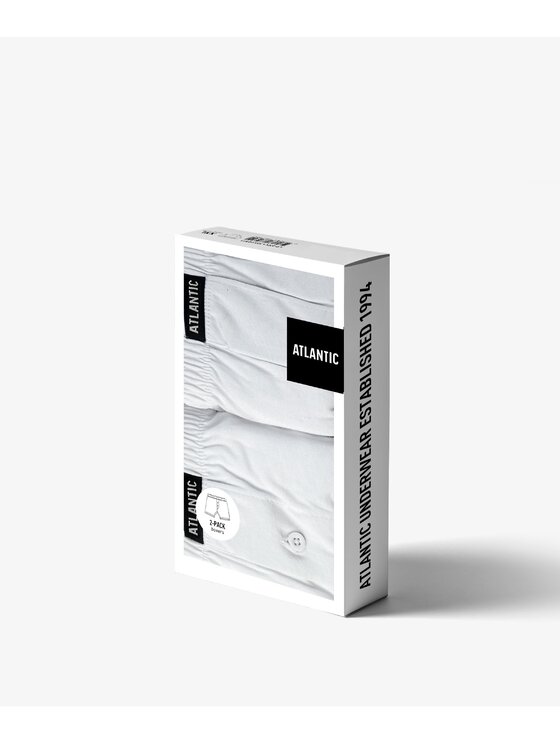 Atlantic Atlantic Komplet bokserek 2BMB-003-BIAŁY Biały
