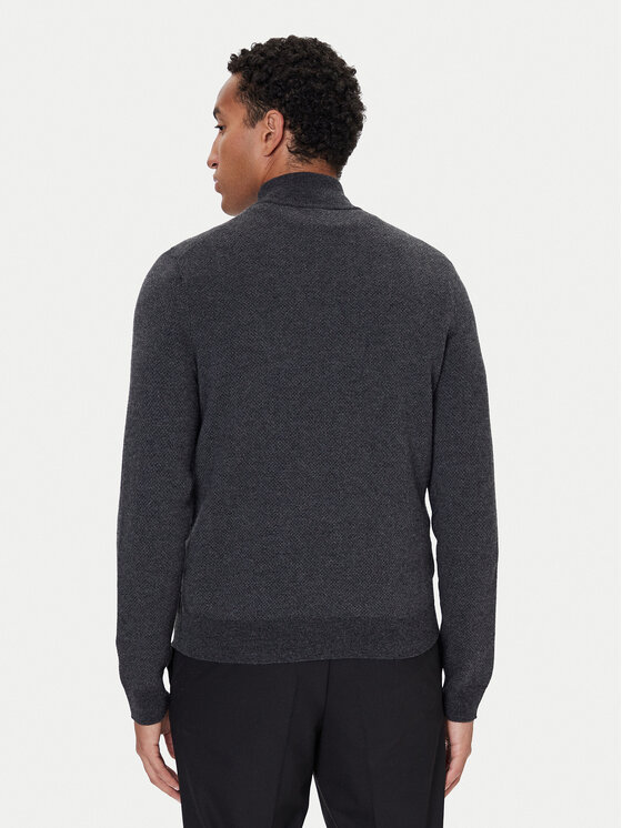 BOSS BOSS Sweter H-Hettore 50549976 Czarny Regular Fit