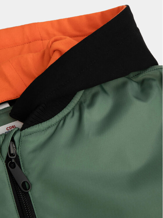 Coccodrillo Coccodrillo Kevad-sügis jope WC4152705OBK Roheline Regular Fit