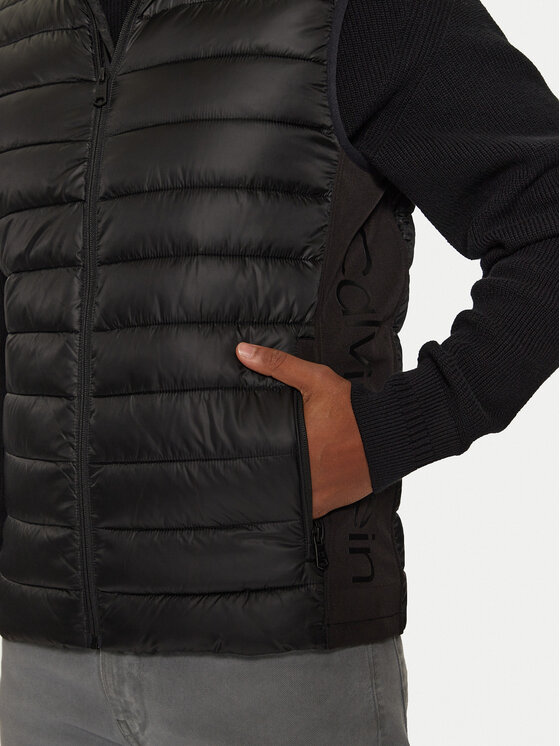 Calvin Klein Calvin Klein Γιλέκο Side Logo K10K108292 Μαύρο Regular Fit